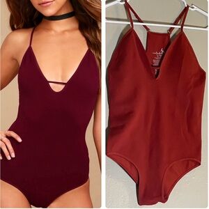 Free People Move Along Bodysuit in Rust